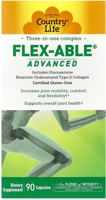 몸관리하세요 겨울입니다 Country Life 3-in-1 복합체 Flex-Able 고급 캡슐 90정 특별관리진행, CountryLife3in1복합체FlexAble고급캡슐, 1개 - 쿠팡