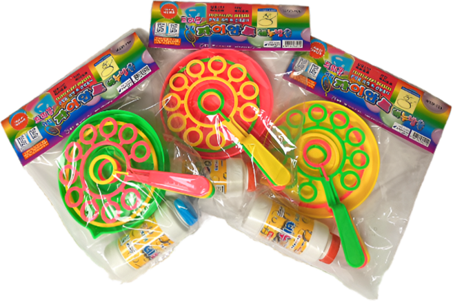 월성 트리플 자이안트 비눗방울, 3개, 혼합