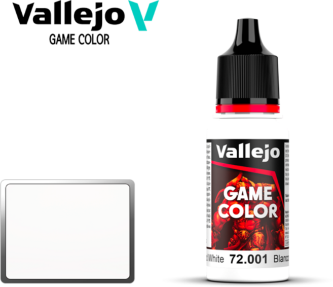 바예호 뉴게임컬러 Dead White 72001 (001) 아크릴도료 18ml 도색 수성