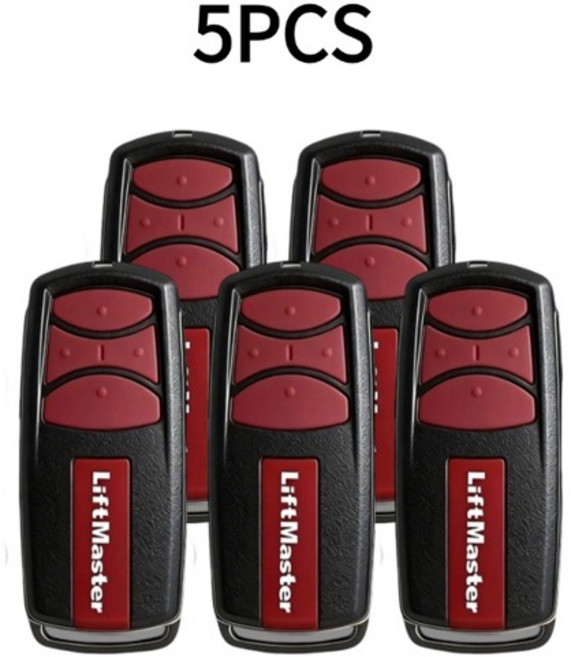 LiftMaster 3버튼 ME960-LM 433.92MHz 키체인 송신기 차고 문 원격 제어 범용 보안 2.0 오프너 리모컨, [03] Red-5PCS