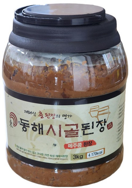 동해촌(시골)된장, 1개, 3kg