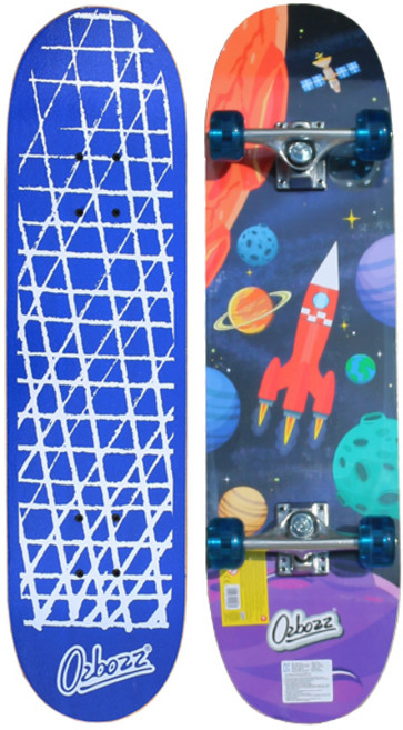 오즈보즈 어린이 초보 스케이트보드 스페이스, 1개