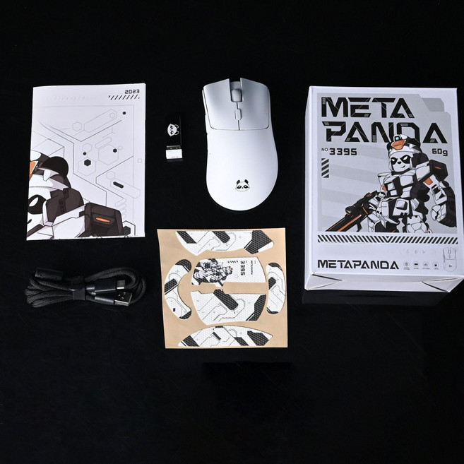 커세어 세이버 v2 PRO 울트라 빛 무선 게이밍 마우스, 기본 색상, P1 1K 화이트