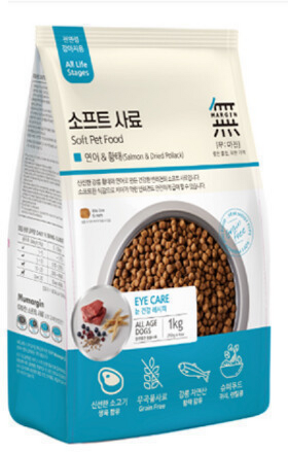 무마진 소트프사료 연어황태 /강아지사료/애견사료/소프트사료, 1개, 4.8kg, 닭