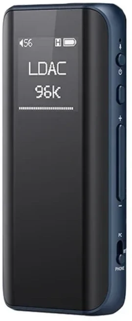 FiiO BTR15 Bluetooth 수신기 USB DAC 고해상도 헤드폰 앰프 DSD 디코딩 맞춤형 이어 3.5/4.4mm 출력, 02 BTR15 Blue