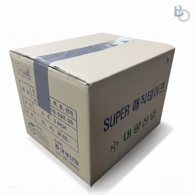 PVC 국산 난연 매직테이프 에어컨 배관 수도 마감, 1박스