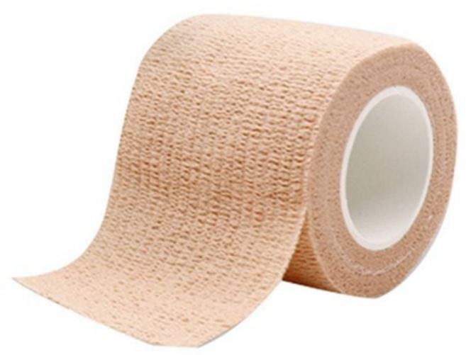 붕대 가슴압박 테이핑 근육 탄력밴드 자가점착붕대 스포츠, 1개