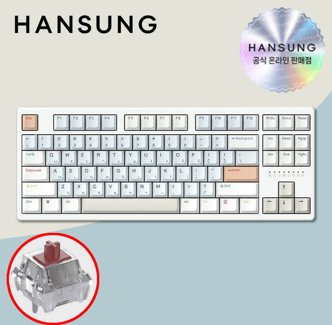 한성 TFG 매그니톡스 2XL 8K 래피드트리거 멀티파스텔 자석축, 단품, 단품