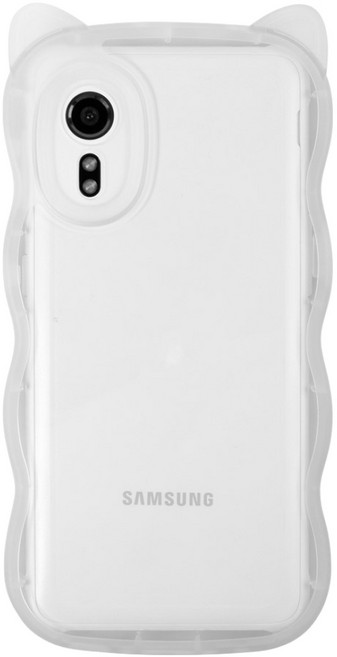 캣 웨이브 고양이귀 투명 핸드폰 케이스