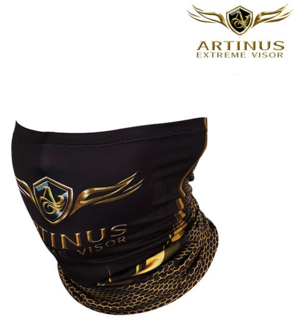 아티누스 AA-985 쿨마스크 버프 낚시 햇빛가리개, 블랙