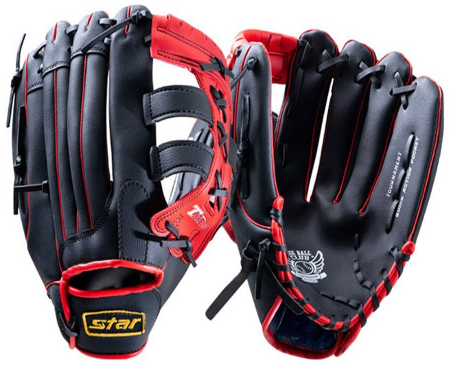 jinmin 스타 소프트볼글러브 어린이글러브, 우투