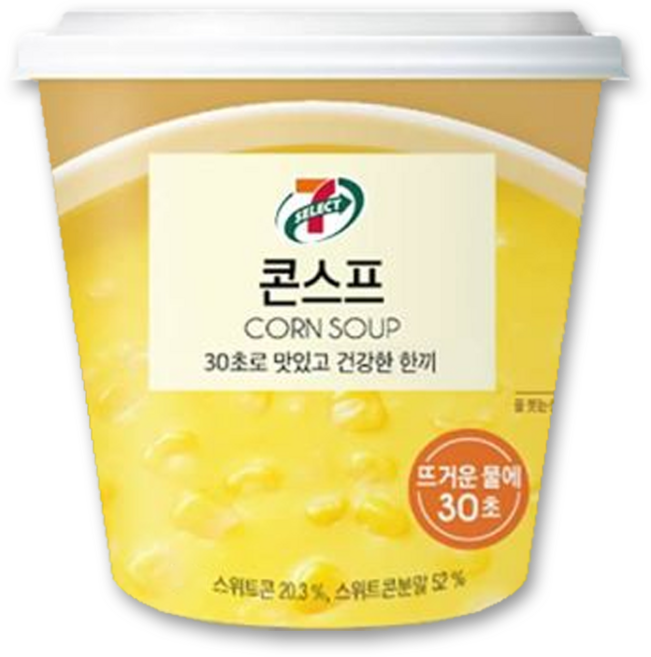 한국에스비 간편조리 콘스프 컵 27g, 4개