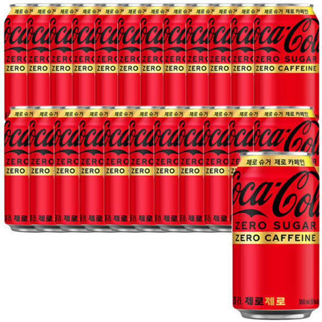 코크제로 제로 350ml 24캔, 24개