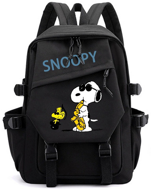 史努比卡通印花雙肩包國小中學生書包揹包