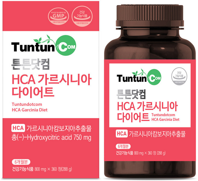 튼튼닷컴 HCA 가르시니아 다이어트 [6개월분], 1개, 360정