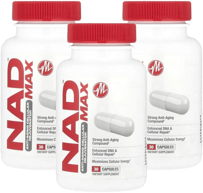 메타볼릭 뉴트리션 NAD 맥스 안티에이징 셀룰러 리쥬베네이터 Metabolic Nutrition NAD MAX™ Anti-Aging Cellular Rejuvenator 30정, 3개 - 쿠팡