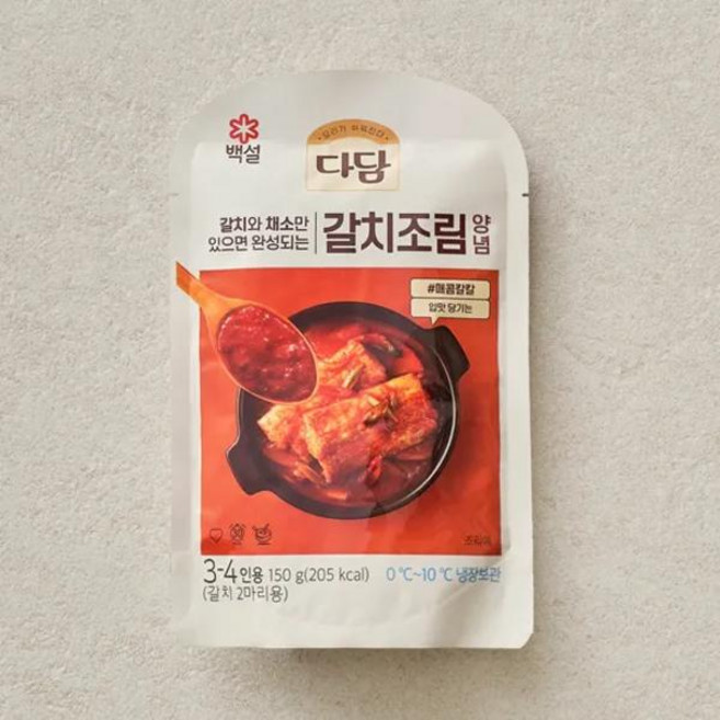 CJ 다담 갈치조림 양념 150g 4개