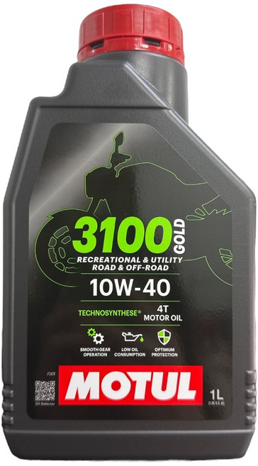 MOTUL 4T 10W40 3100 機車合成機油 原裝進口 有效清潔引擎 延長引擎壽命, 1個