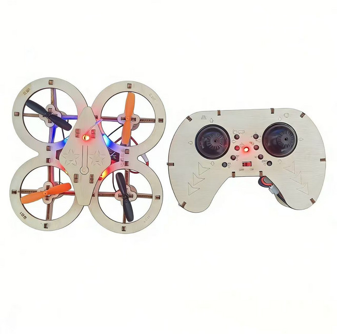 P.W.L-F DIY 科學教育無人機 14歲以上 56件裝 135x135x50mm, 1個