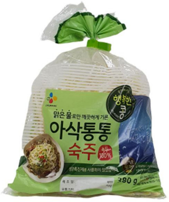 원하프아삭통통숙주 380G씨제이, 1, 380g