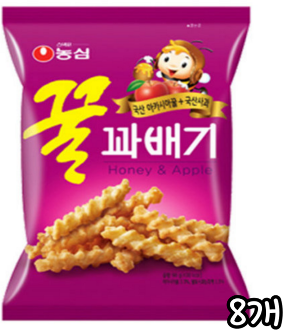 꿀꽈배기 농심, 285g, 8개