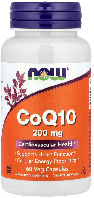 나우푸드 CoQ10 200mg 베지 캡슐 비건, 60정, 1개