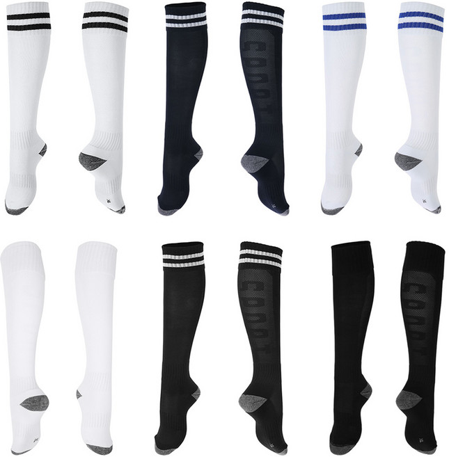 캡스록 싸커 스타킹 축구 풋살 양말 매장판 정품, 2라인 네이비, 1개