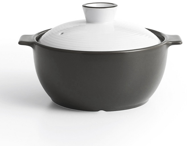 리한 아름팟 무균열 내열 뚝배기 냄비 그레이, 18cm, 1개