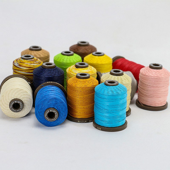 가죽실 초사 왁스실 meisi 정품 M-40 90미터/롤 실굵기 0.45mm, M40, 1개, 003