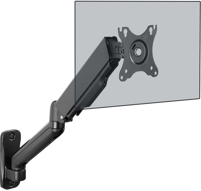 엔산마운트 LWA-115B 32인치 싱글 모니터암 모니터 상하좌우 벽걸이 브라켓, 1개