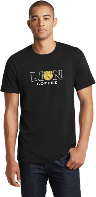 라이언 커피 로고 티셔츠