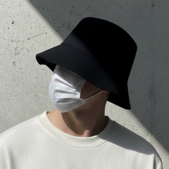 아이레니 남녀공용 오버핏 와이드 면 사계절 벙거지 버킷햇