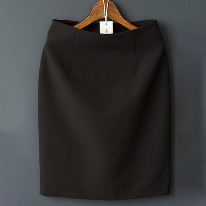 네모엔룩 테라베이직 데일리 H라인 하프 스커트