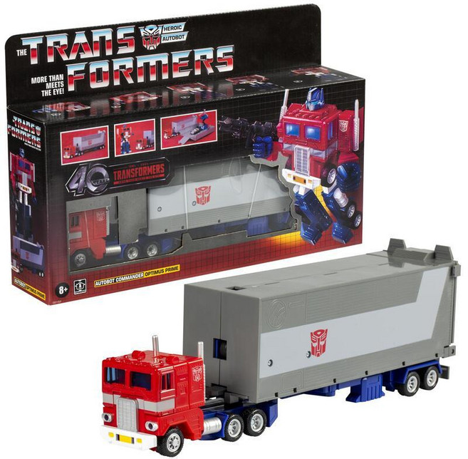 Hasbro 孩之寶 變形金剛 40周年復刻版 柯博文 OPTIMUS PRIME 附貨櫃