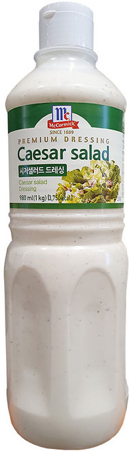 맥코믹 시저샐러드 드레싱, 1kg, 1개