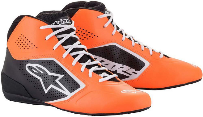 Alpinestars TECH-1 K START V2 신발 - ONG FL BLK WHT 13