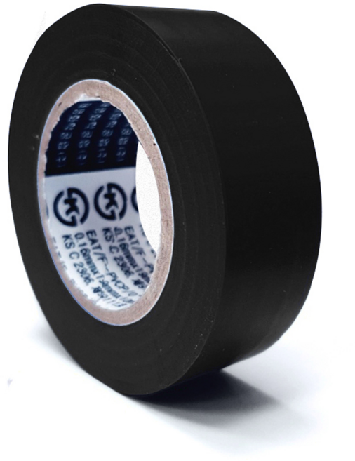 태영 흑색 컬러 전기테이프 절연테이프, 20개