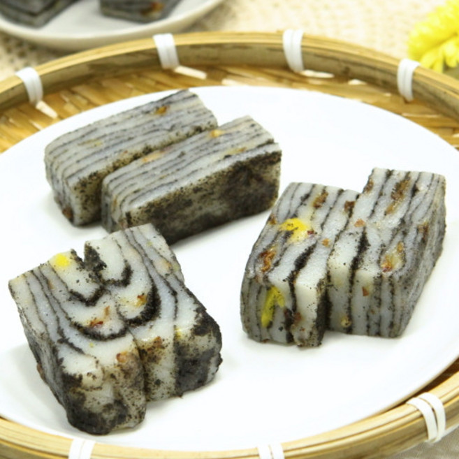 [시루야] 한입 흑임자 구름찰떡(500g) 영양찰떡 간편식사대용 50g*10개, 50g, 10개