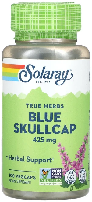 Solaray True Herbs 블루스컬캡 425mg 베지 캡슐 100정, SolarayTrueHerbs블루스컬캡425mg베지캡슐, 1개 - 쿠팡