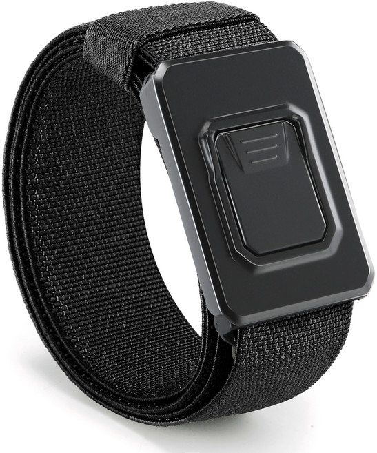 CHAOREN남성 벨트 캐주얼 자동 작업 군용 패션 나잉론 허리띠 조절가능