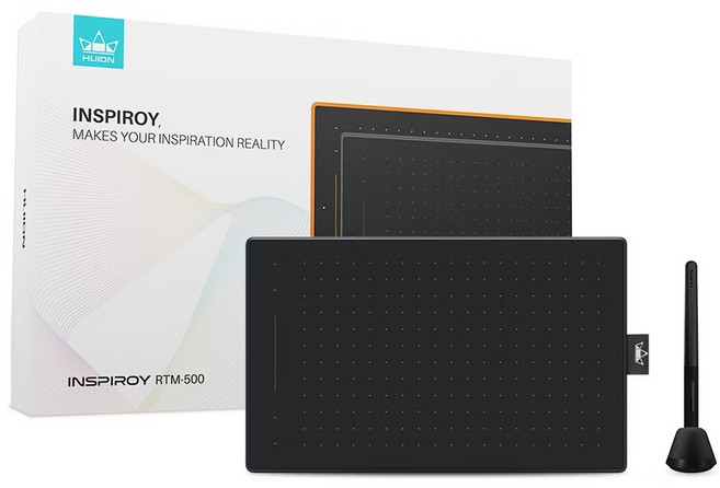 HUION 繪王 INSPIROY H950P plus 繪圖板 高解析度 輕巧便攜, RTM500-K 星空黑, 1個