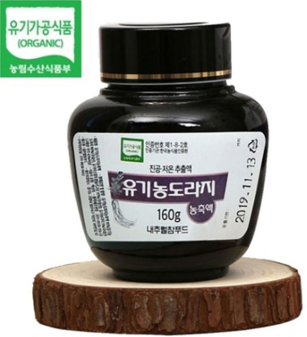 내추럴참푸드 유기농 도라지농축액 160g 진공저온추출방식, 1개
