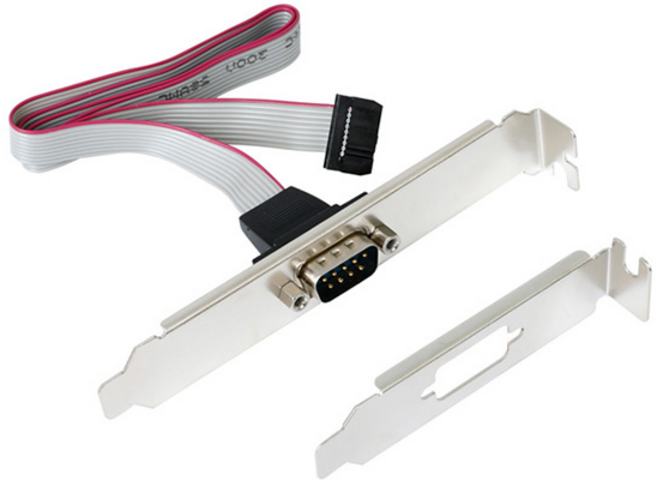 시리얼 RS232 9핀 확장 브라켓 1포트 50cm PC용 PL070, 단일 본품, 1개