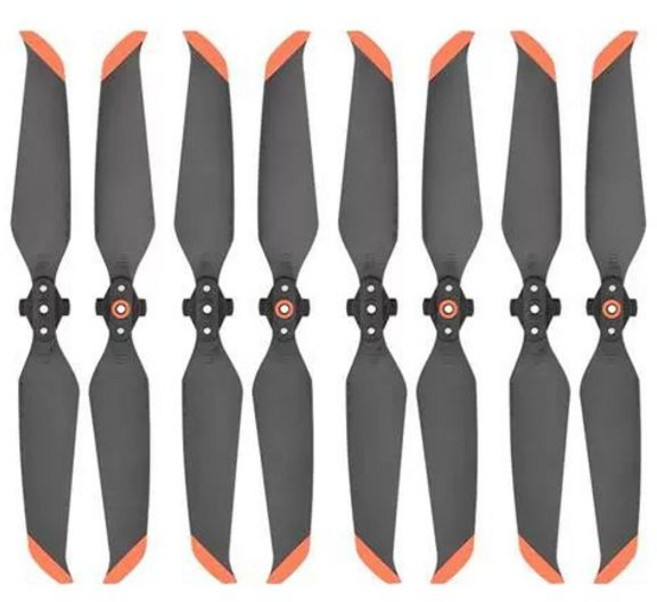 dji air2s 부속품 블레이 드론 밧데리 증강 날개, 오렌지 4개, 1개