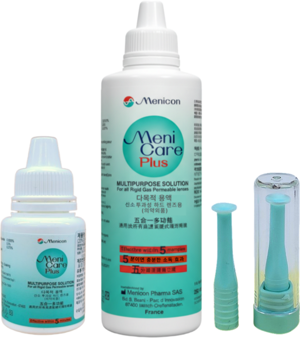 메니케어플러스 드림렌즈보존액 250ml 1개+휴대용 50ml 1개, 1개