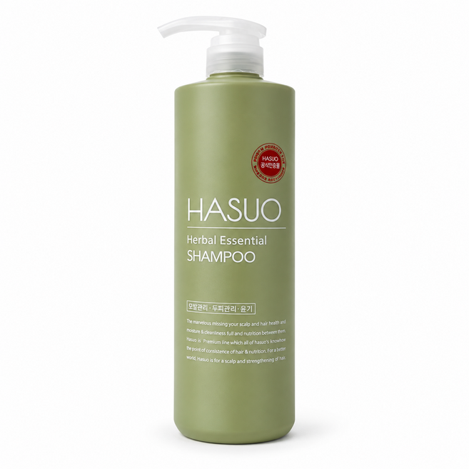 하수오 허벌 에센셜 기능성 샴푸 750 g / 탈모 방지 모발 성장촉진 밸런스 샴푸 모발 케어, 750g, 1개