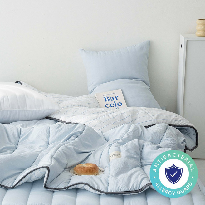 클라우드 알러지케어 저소음 간절기 차렵이불 단품 AllergyGuard S/Q 8컬러