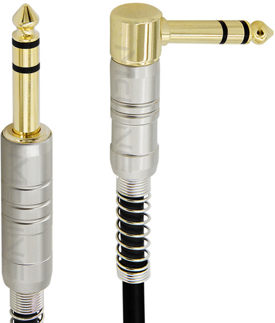 맥라인 스테레오 6.3mm (5.5) TRS 1/4 케이블 밸런스 Balanced 스피커 오디오 라인 인터페이스 반주기 음향 앰프 연결선 McLine MC-HA43, 1개, 30cm