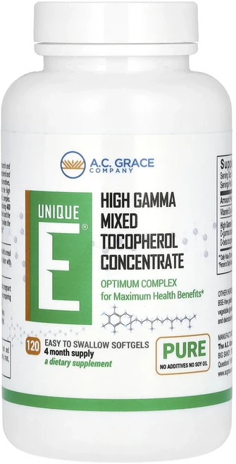 A.C. Grace Company Unique E 소프트젤 120정, ACGraceCompanyUniqueE소프트젤120정, 1개 - 쿠팡