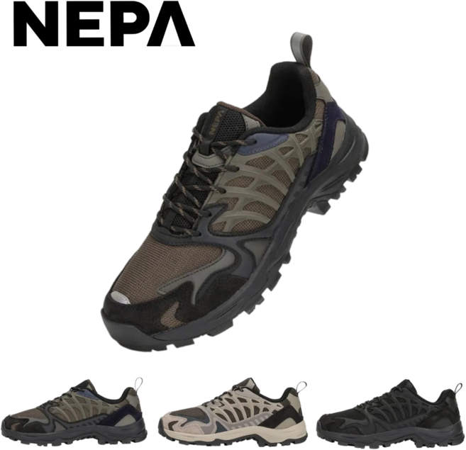 [백화점발송] 네파 남여공용 등산화 고프코어 사계절 트레킹화 발편한 접지력 쿠셔닝 조깅 등산 헬스 러닝화 운동화